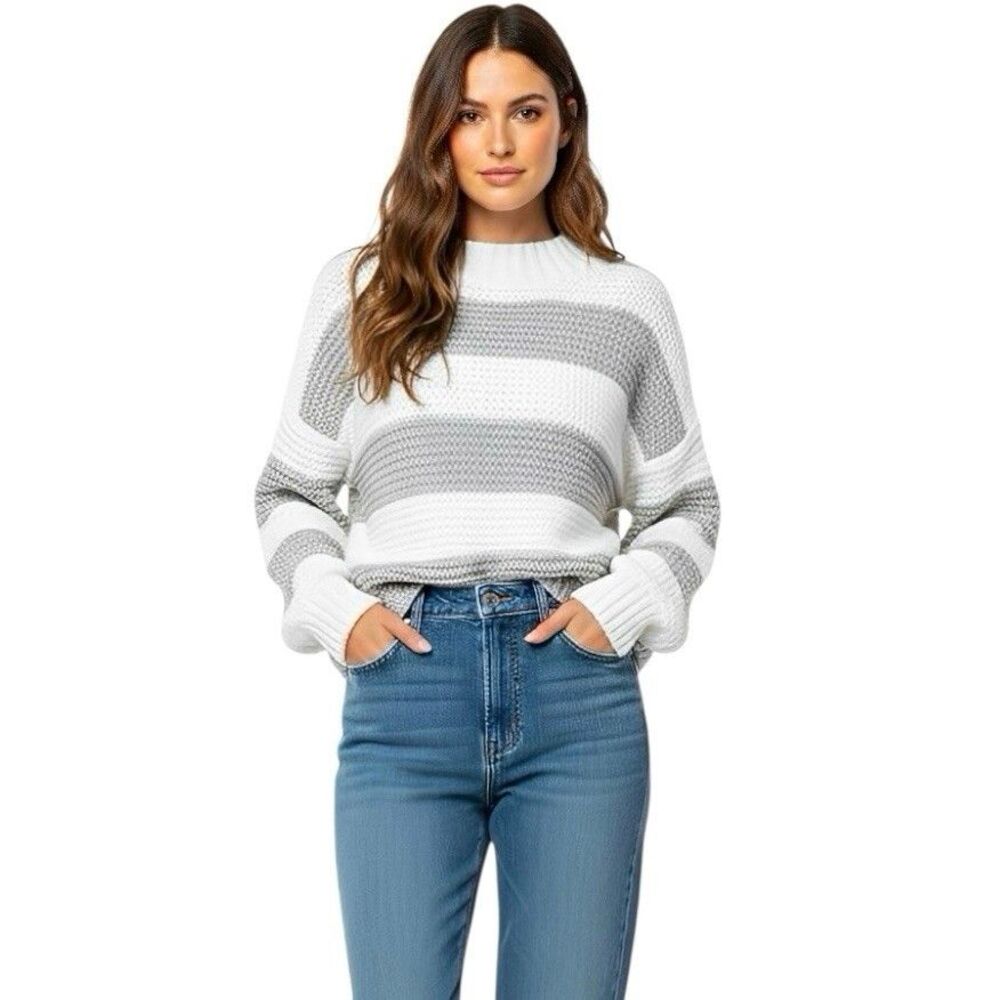 In The Style Womens Sweater Sz 6 Long Sleeve Preppy Modern Trendy Collegiate
